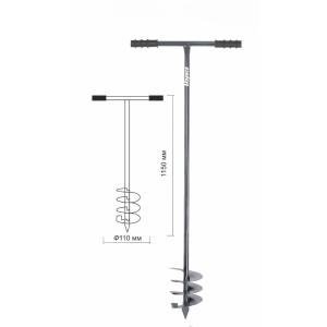 Свредло Градинско, Метал, ф110мм, Мароса Градина MG7003, Свредел, 115 см Свредло Градинско, Метал, ф110мм, Мароса Градина MG7003, Свредел, 115 см