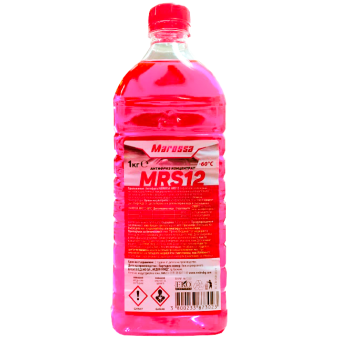 Антифриз Marossa MRS12 до минус -60°С градуса, 1 килограм Концентрат, Червен